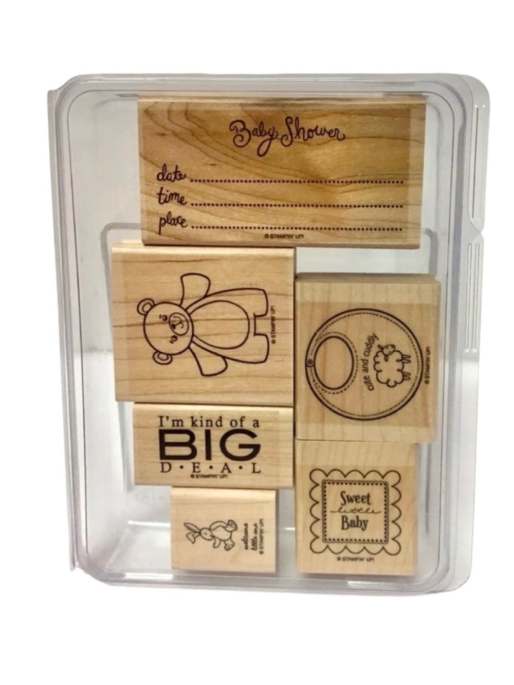 Stampin’ Up! “Cute & Cuddly” Rubber Stamp Set